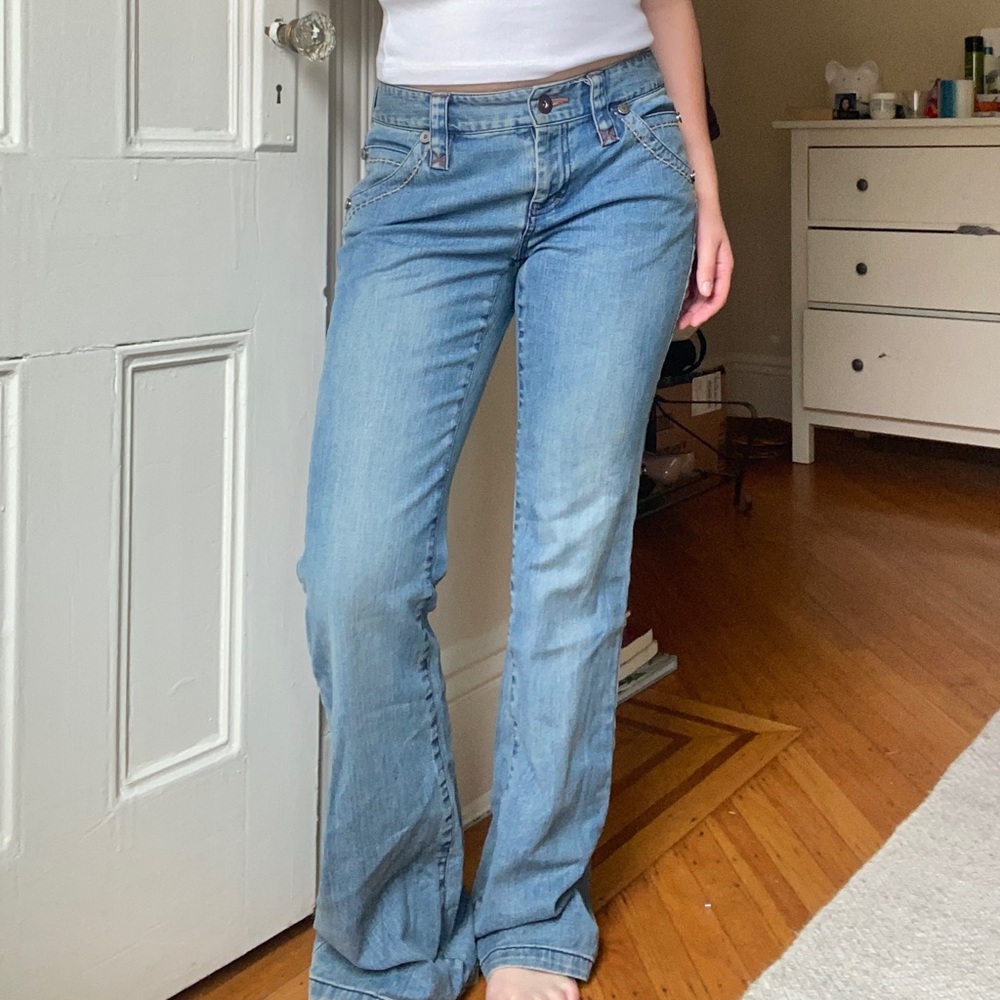 Blue Flare Jeans